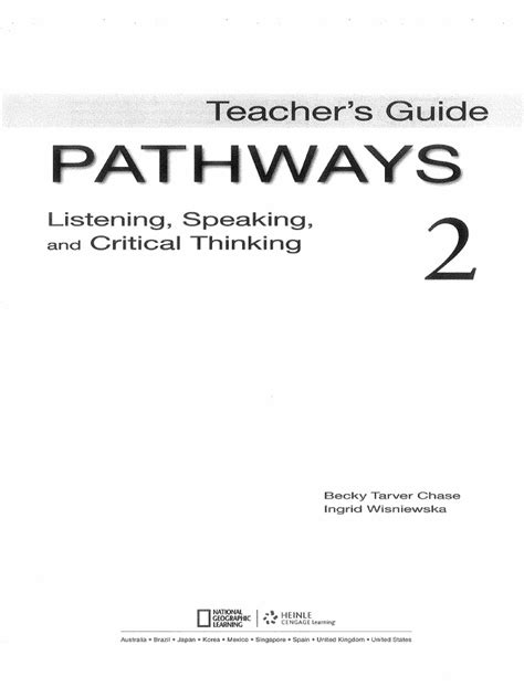 Student Book Audio - 2. . Pathways 2 listening answer key